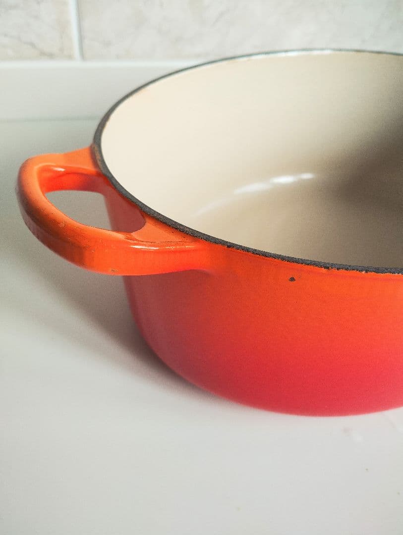 LE CREUSET オーバル鍋 27cm オレンジ