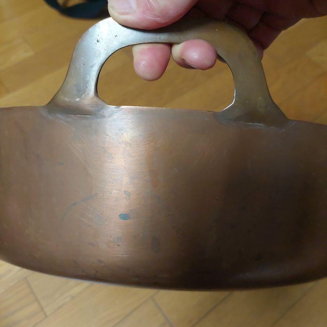 h*7様 銅製　天ぷら鍋　４５cm