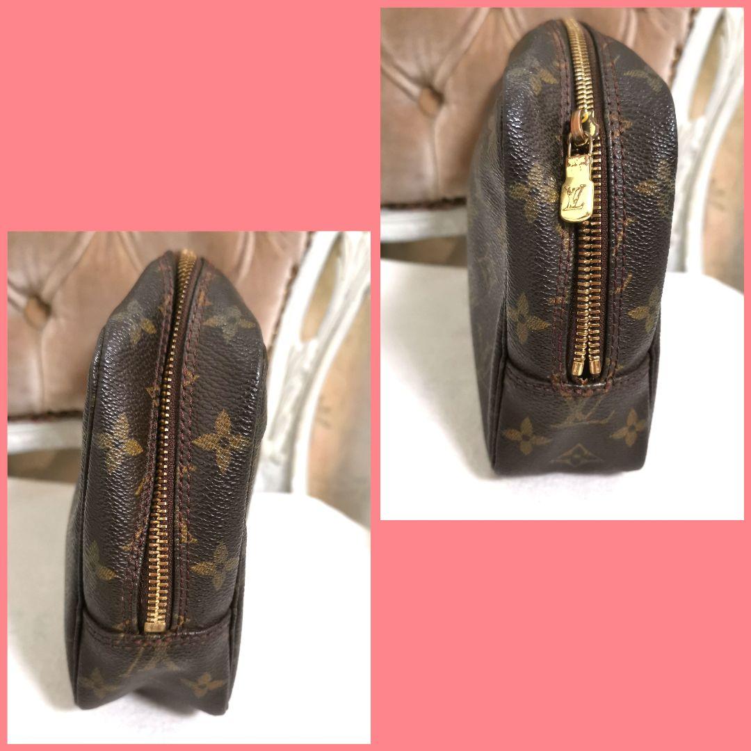 【美品】ルイヴィトンLVモノグラム コスメポーチ23 鑑定済!M47524