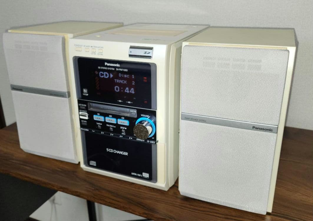 Panasonic SA-PM710SD CD/MD/SD/ラジオ 【動作品】