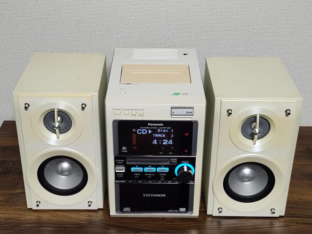 Panasonic SA-PM710SD CD/MD/SD/ラジオ 【動作品】