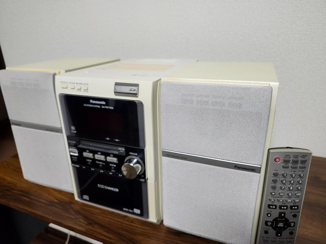 Panasonic SA-PM710SD CD/MD/SD/ラジオ 【動作品】