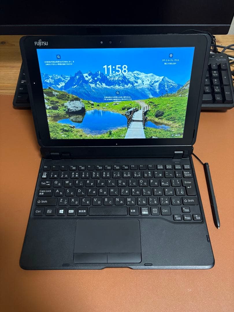 充電2回保管品！富士通 ARROWS Tab Q509/VE/RAM8GB