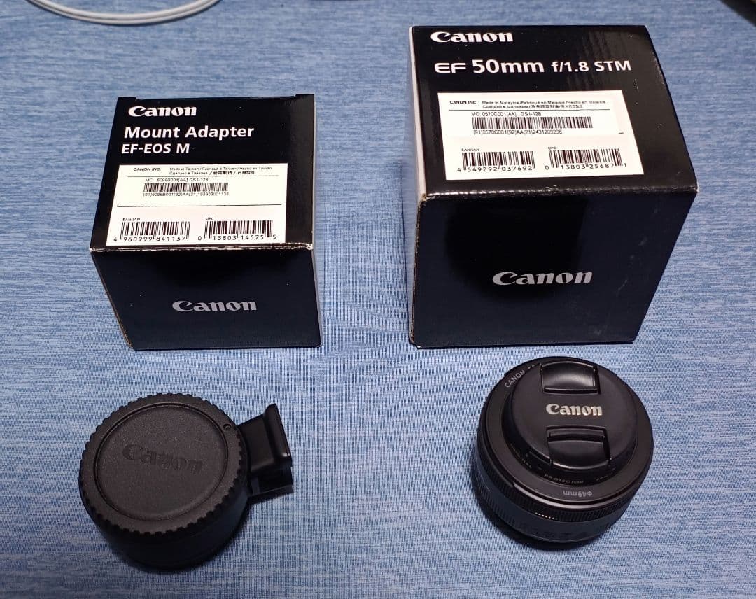 Canon EF 50mm f/1.8 STM マウントアダプターセット
