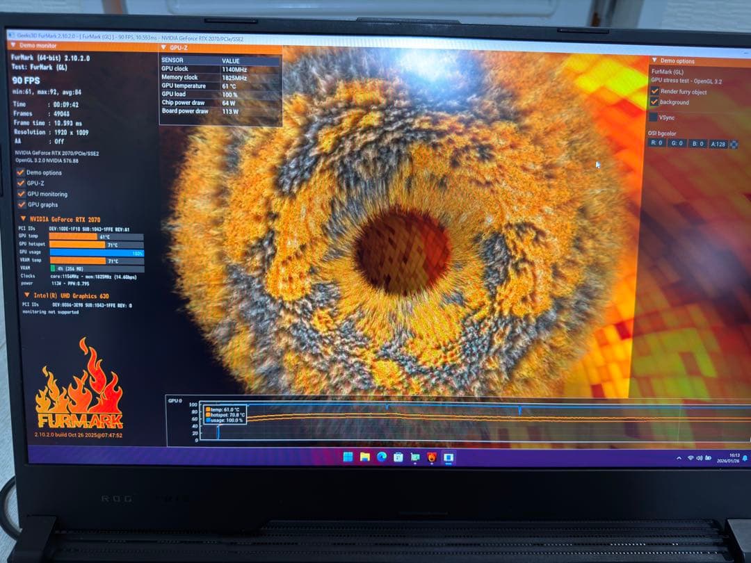 ASUS ROG Strix G731GW 17‘3型 RTX2070 32GB