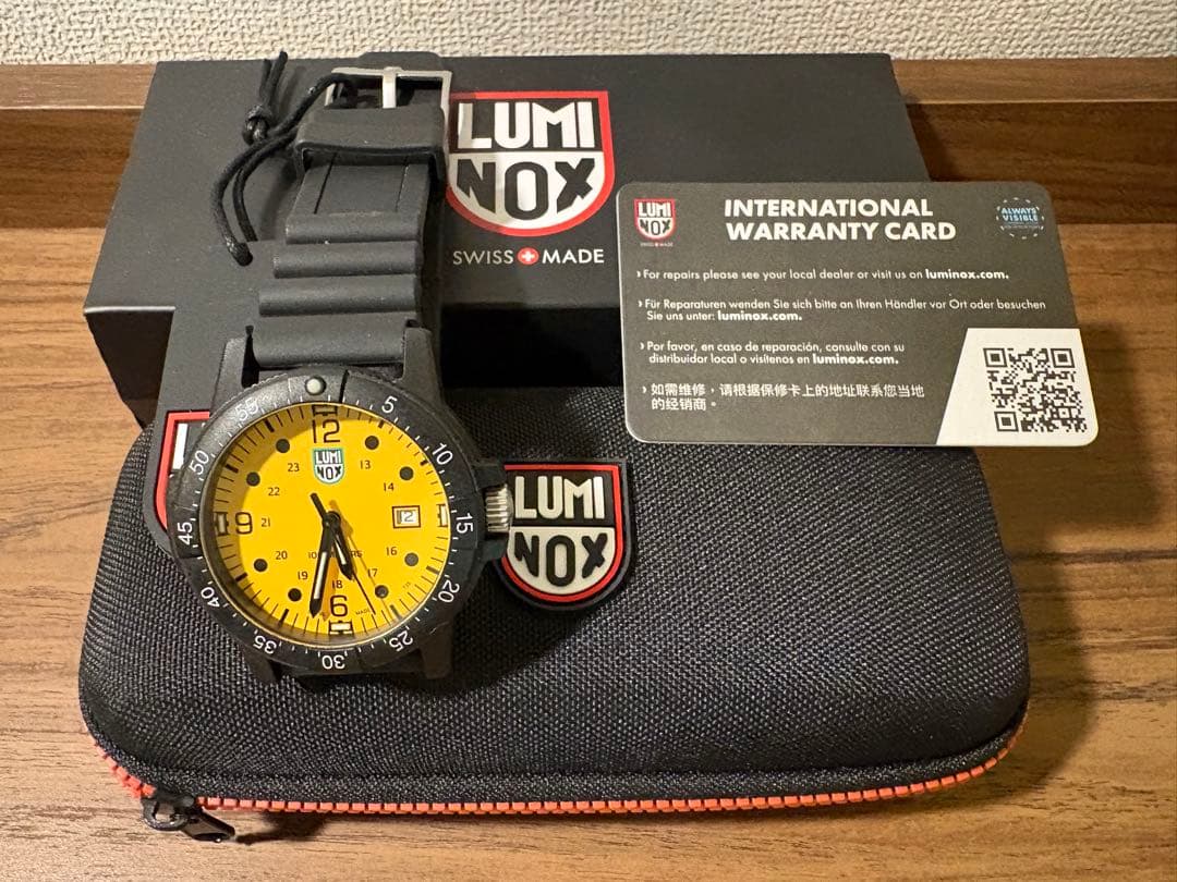 ￼ルミノックス グリーンロゴ イエロー