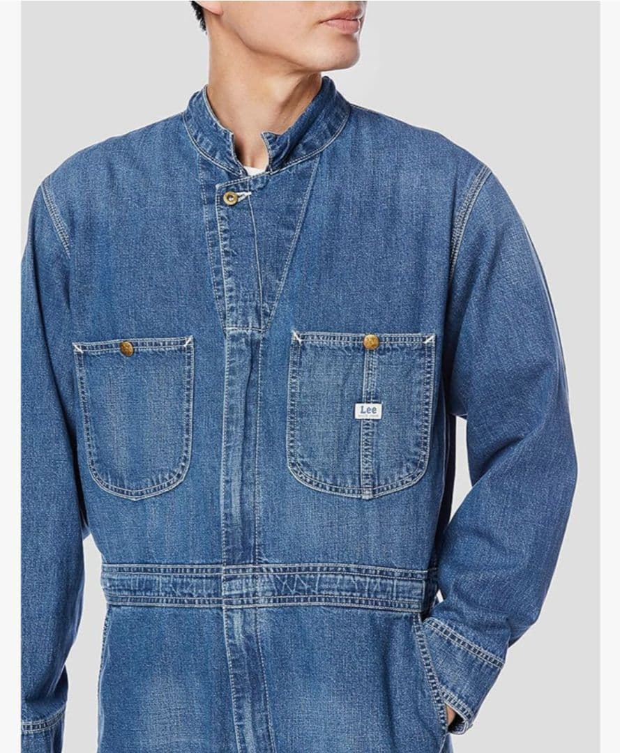 Leeリー ツナギ デニムオールインワン 作業服 男女兼用 新品 メルカリ限定