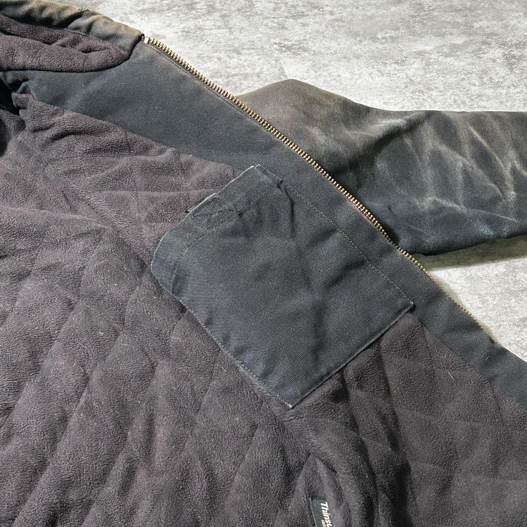 00s USA製 ブラック カーハート アクティブジャケット ダックM