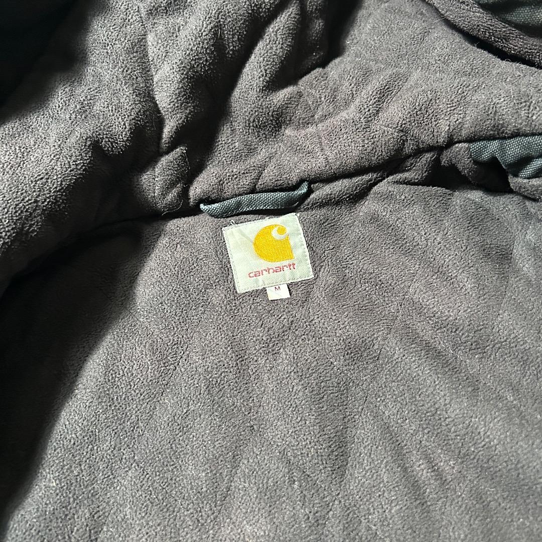 00s USA製 ブラック カーハート アクティブジャケット ダックM