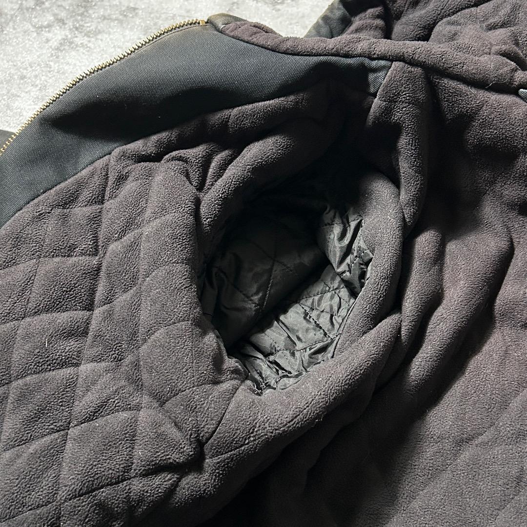 00s USA製 ブラック カーハート アクティブジャケット ダックM