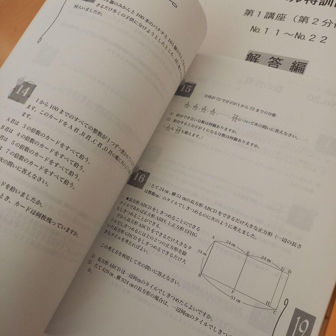本日のみ❕祝❕合格値下げ❕浜学園　【最新版】　無記入☆　小５　最高レベル特訓