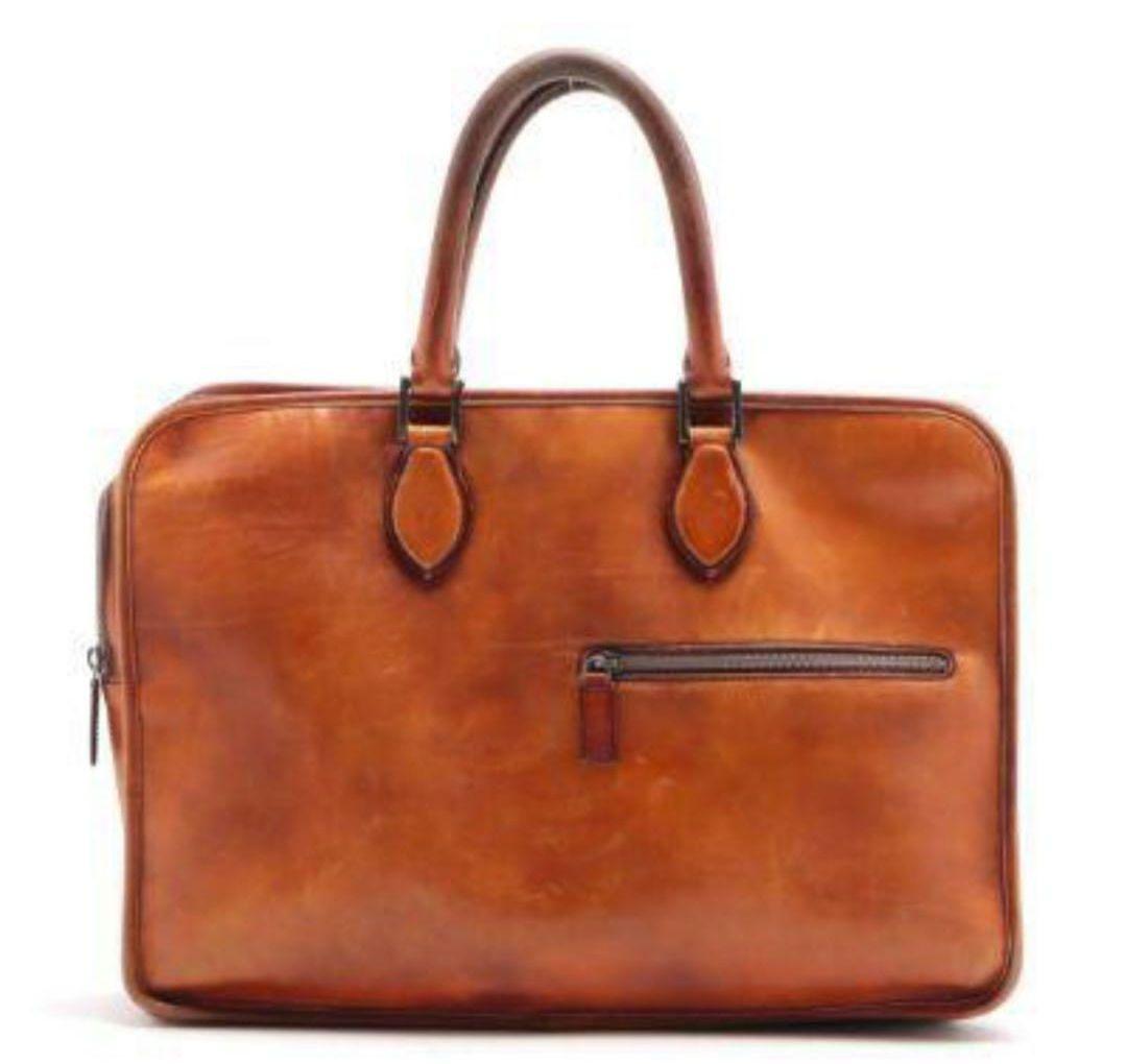 d*7様 【名品】ベルルッティ Berluti アンジュール レザー ビジネスバ