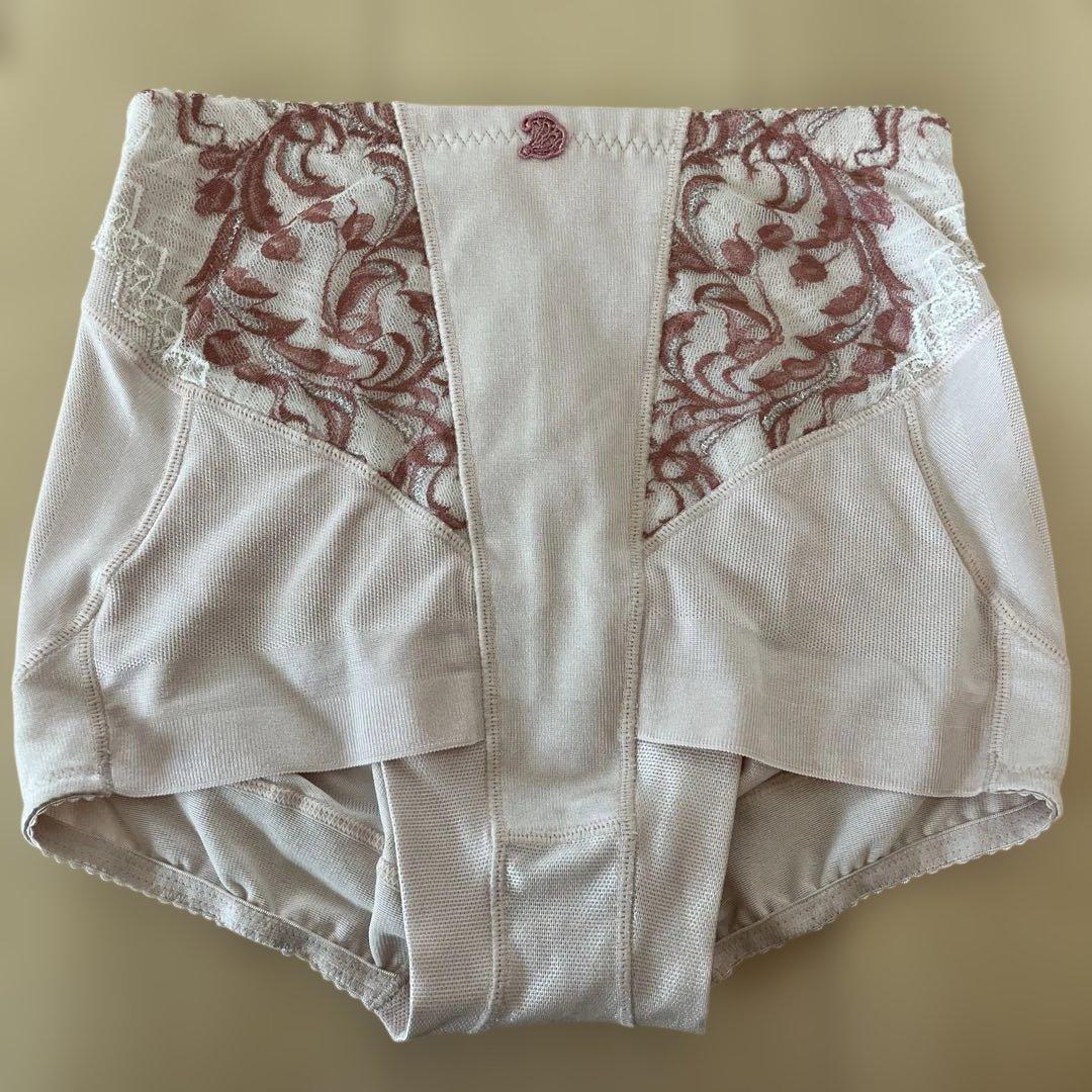 【プレーンおにぎり様】骨盤ガードル L-70 ベージュ レース装飾