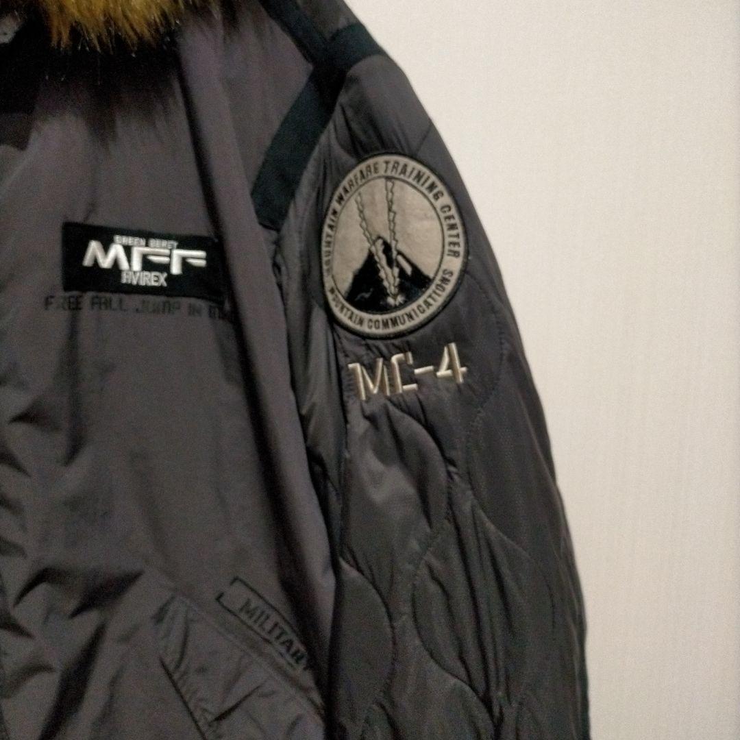 AVIREX アビレックス 長袖 キルト アーミー コート ジャケット