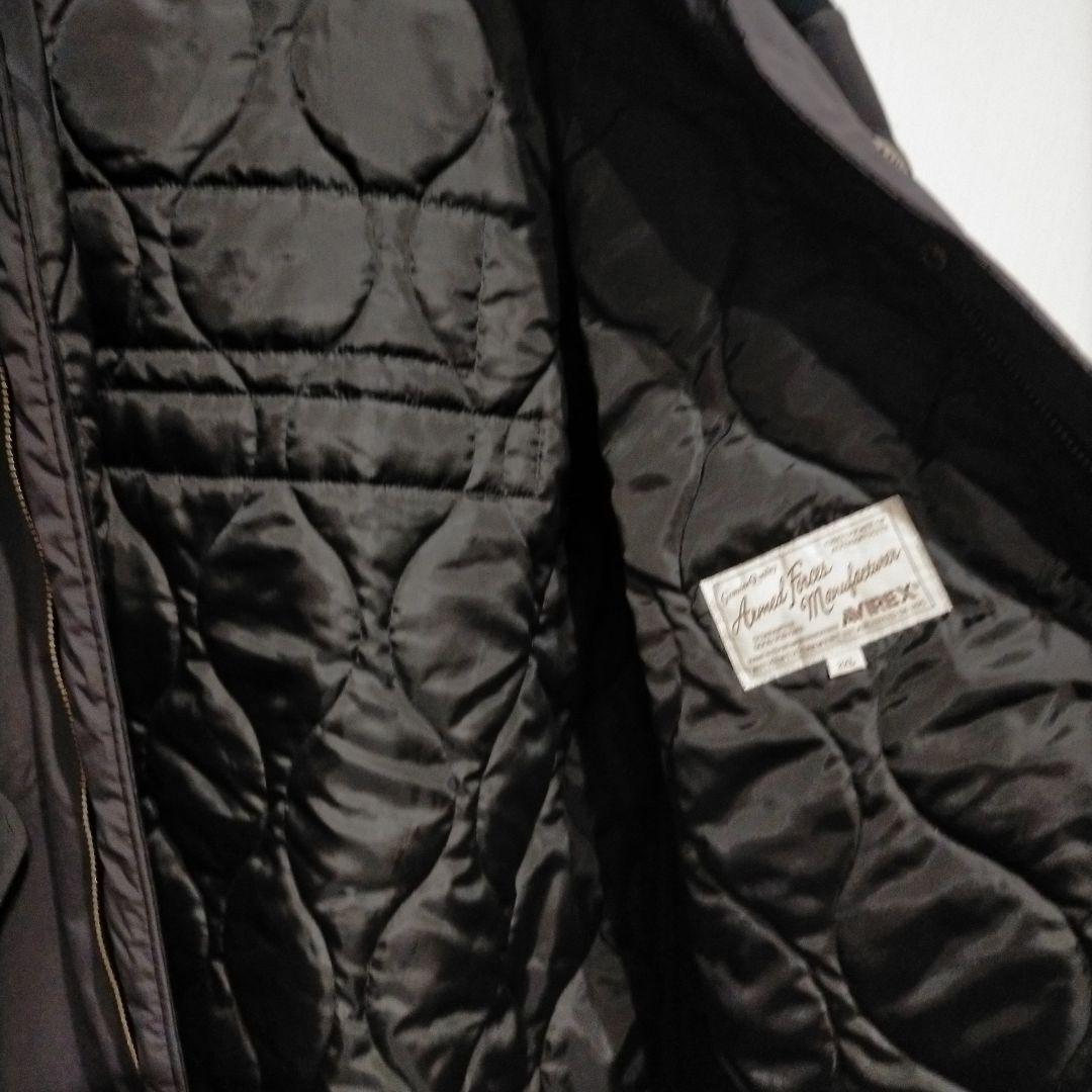 AVIREX アビレックス 長袖 キルト アーミー コート ジャケット