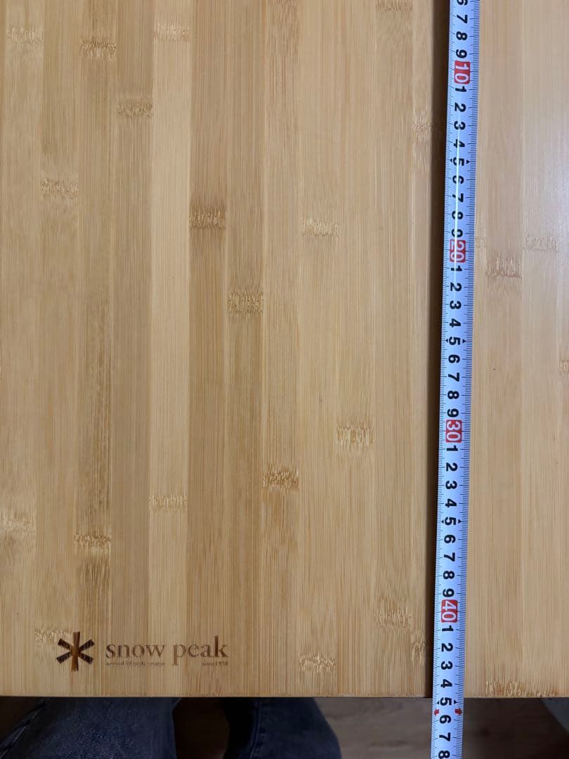 廃盤品レア✨  peak 折りたたみテーブル 竹製 収納バッグ付き