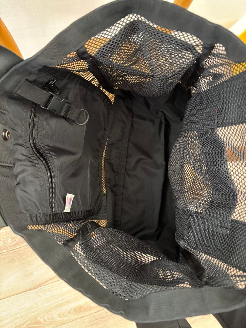 【希少・極美品】BRIEFING メッシュトート　USA ブラック