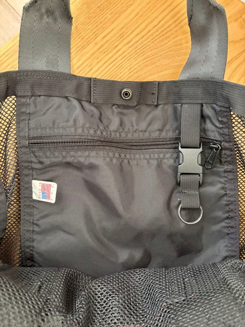 【希少・極美品】BRIEFING メッシュトート　USA ブラック