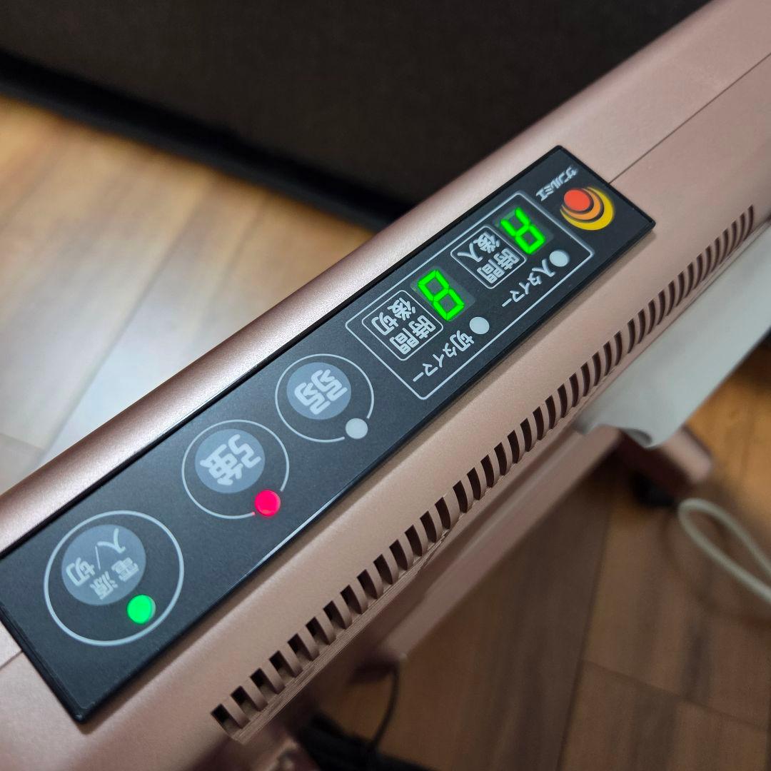 【美品】サンルミエ タイマー付 遠赤外線暖房器 E800L-TM2