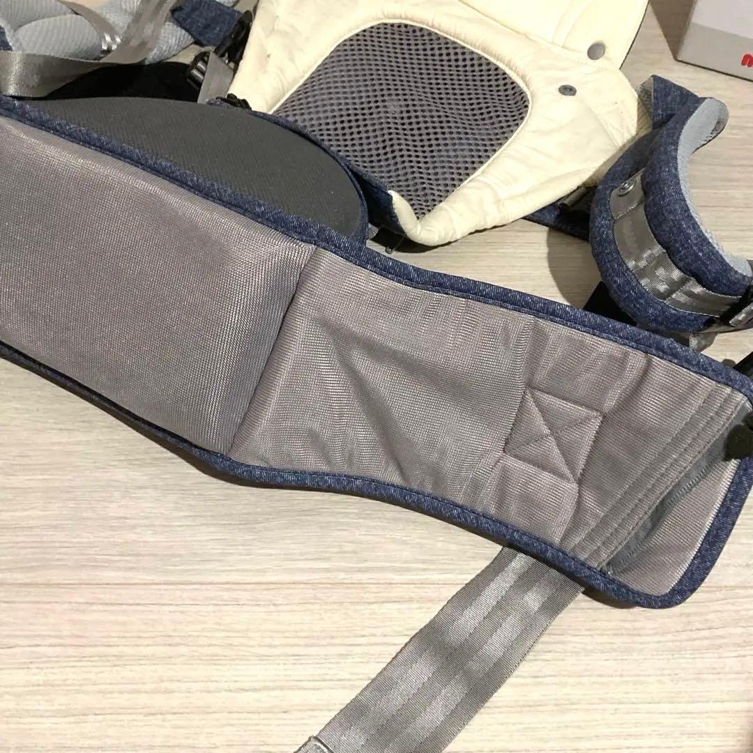 【超美品】ミキハウス×ポグネー ベビーキャリア　ヒップシート 抱っこ紐　コラボ