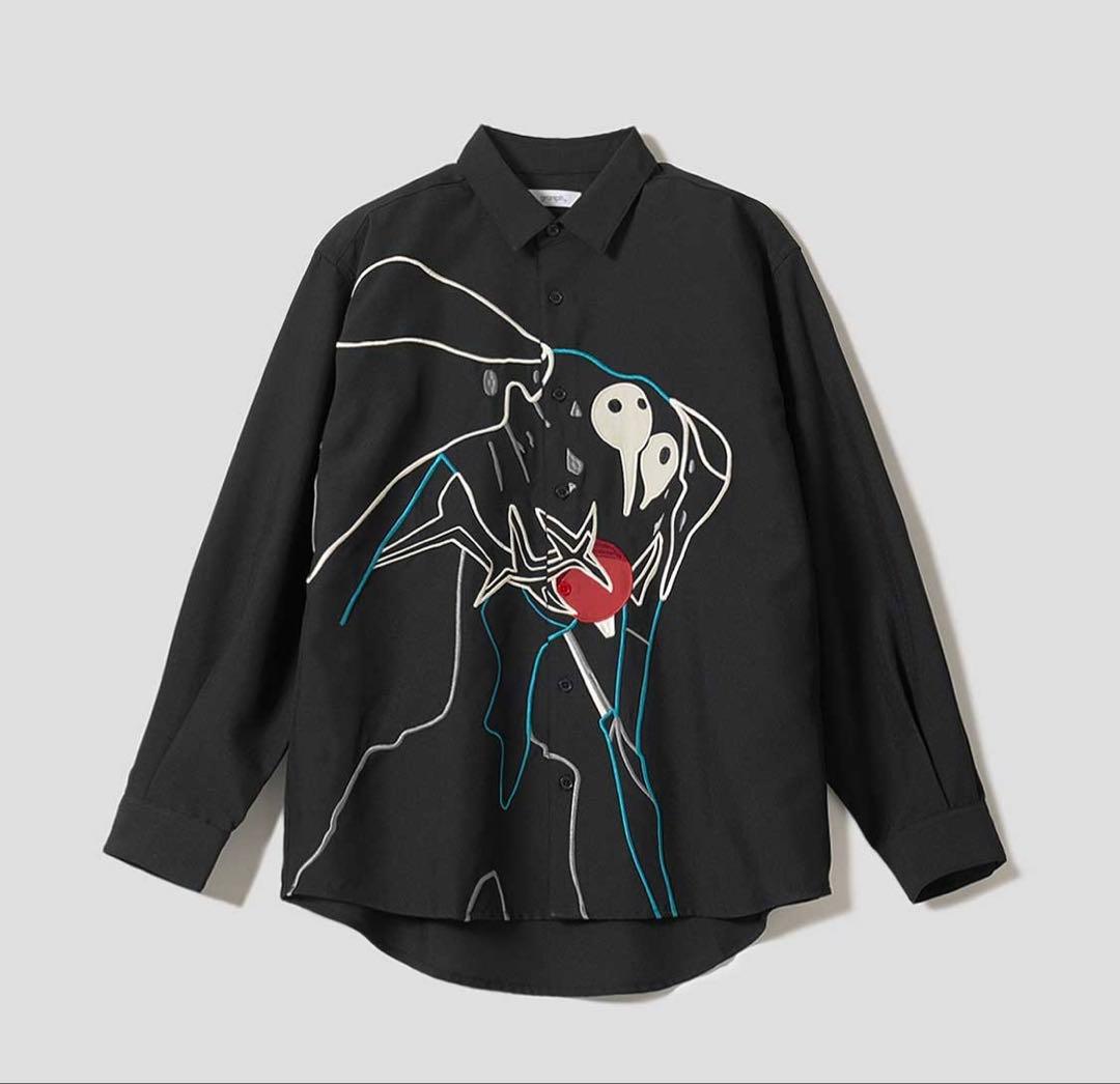 ★新品！グラニフ×新世紀エヴァンゲリオン 「使徒、襲来」｜ルーズシャツ XL