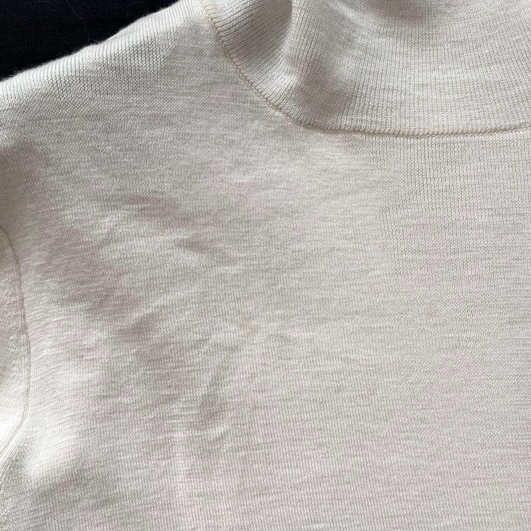 近年✨フォクシー　グレースタートル　ウール　大きいサイズ42 ロゴプレート