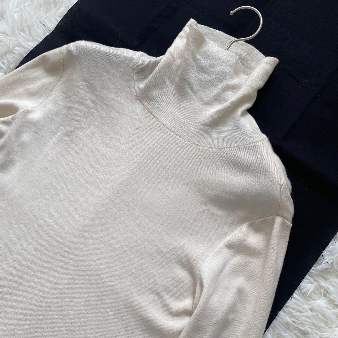 近年✨フォクシー　グレースタートル　ウール　大きいサイズ42 ロゴプレート