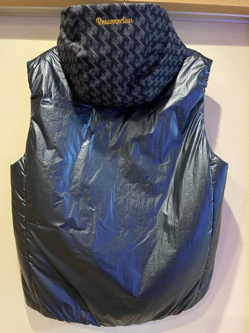 レザレクション　アルチビオ別注　フード付きベスト 50 ネイビー
