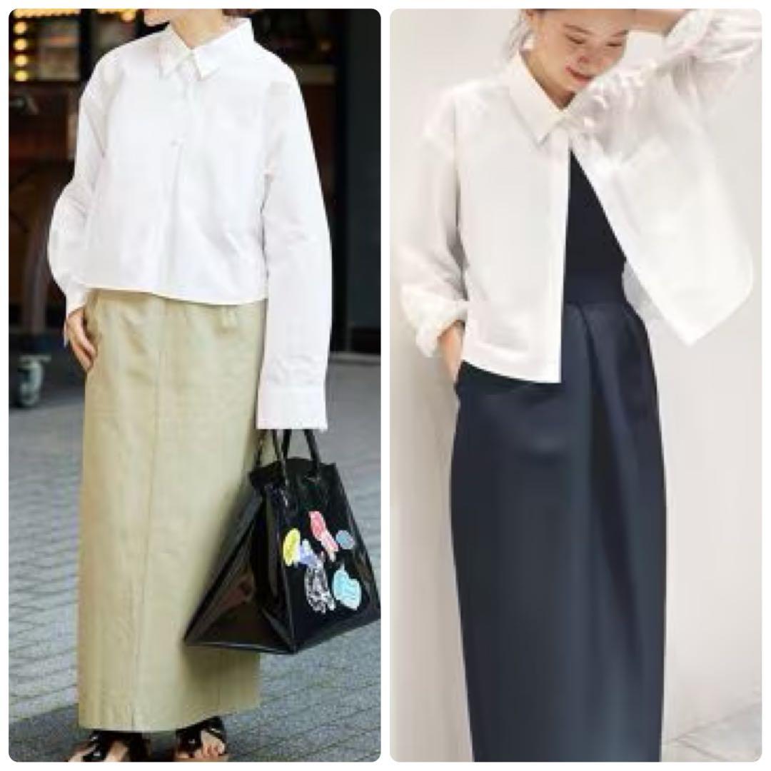 イエナ IENA タイプライタークロップドシャツ ブラウス トップス ショート丈