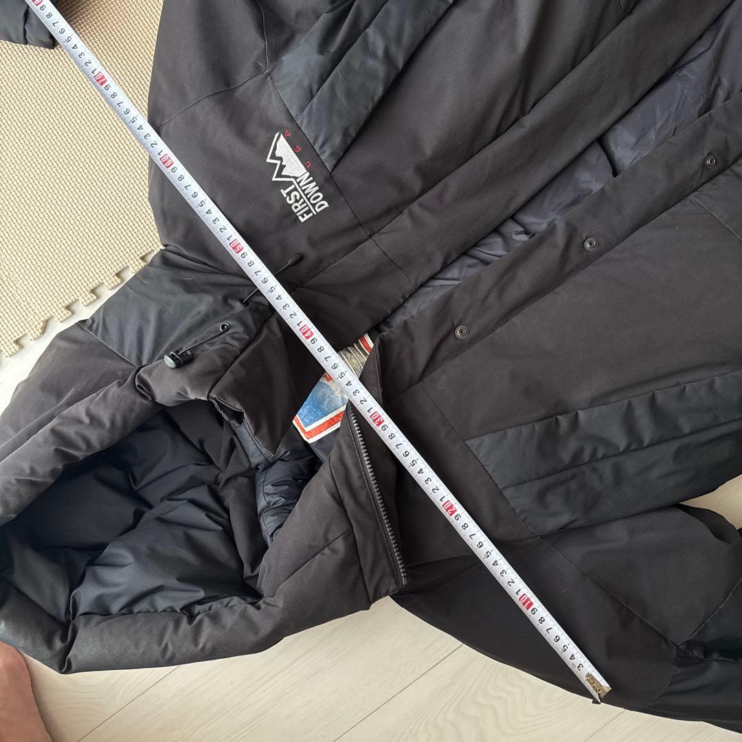 FIRST DOWN ブラック ダウンジャケット　M