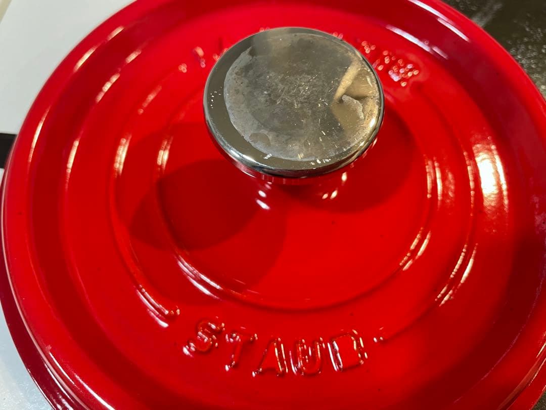 ストウブ ピコココット ラウンド 16cm チェリー