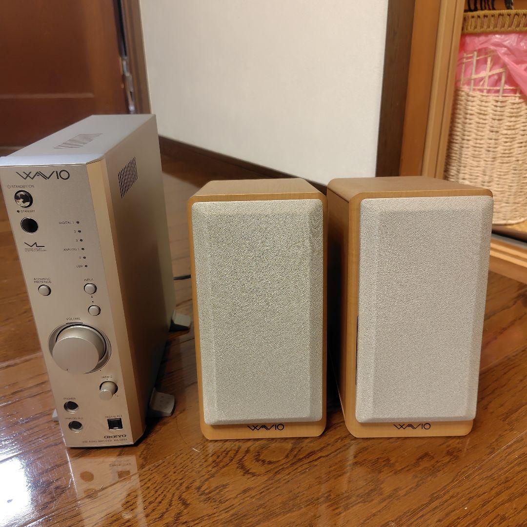 ONKYO製オーディオアンプMA-500U、スピーカーMS-500、ケーブル