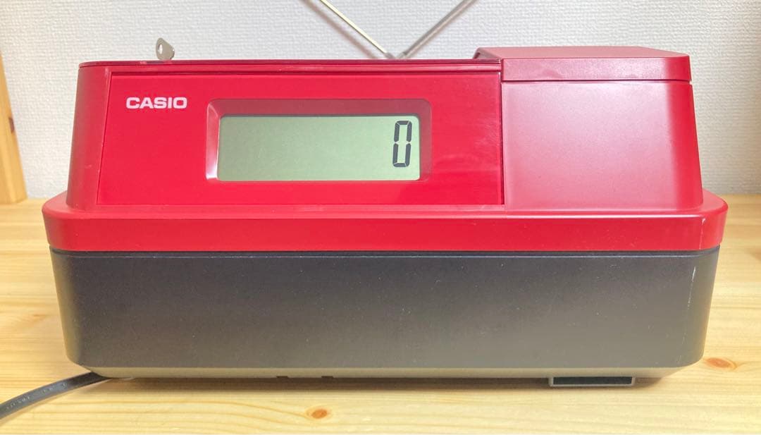 ☆CASIO 電子レジスター レッド Bluetooth搭載 SR-G3 カシオ