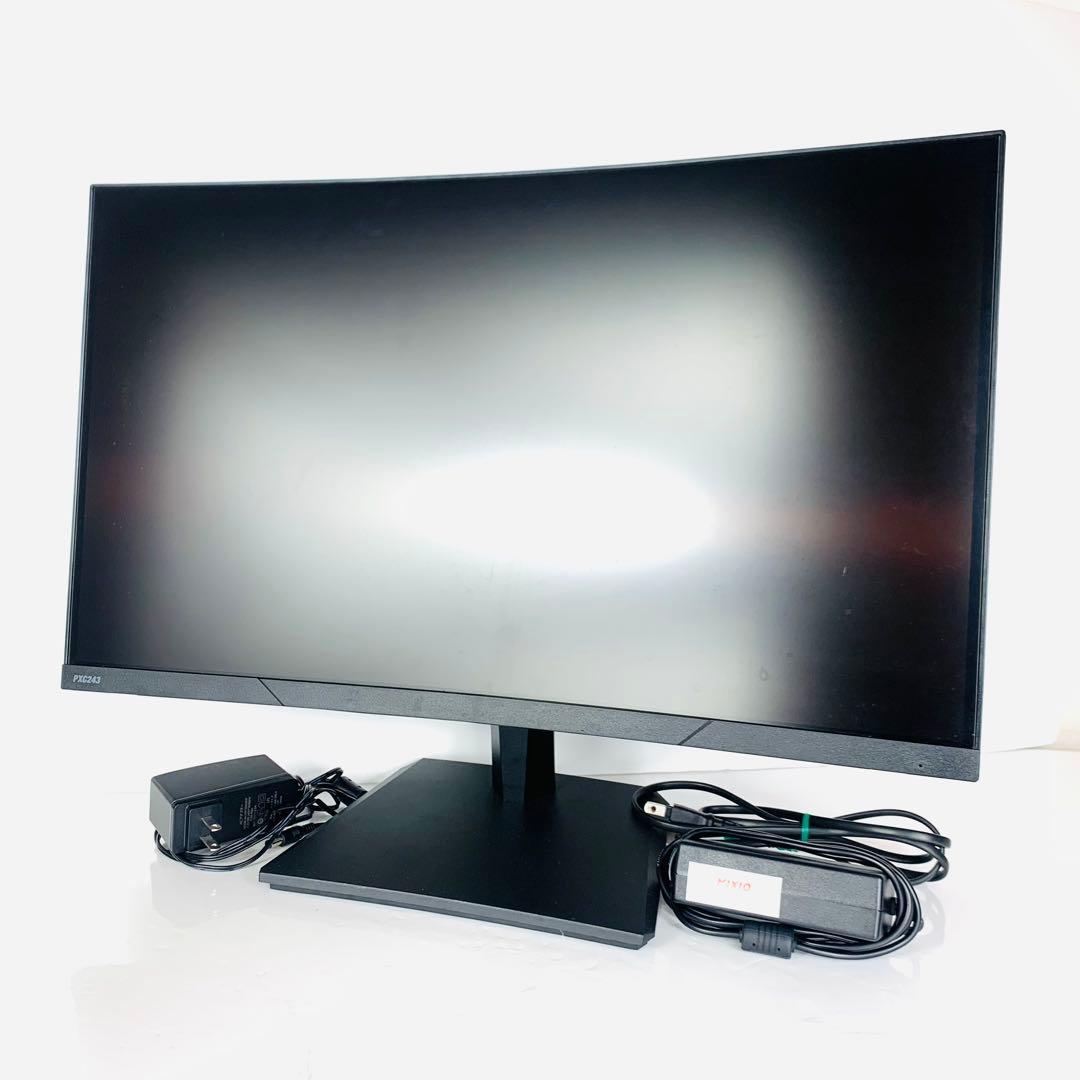 美品 Pixio PXC243 ゲーミングモニター 湾曲 ディスプレイ