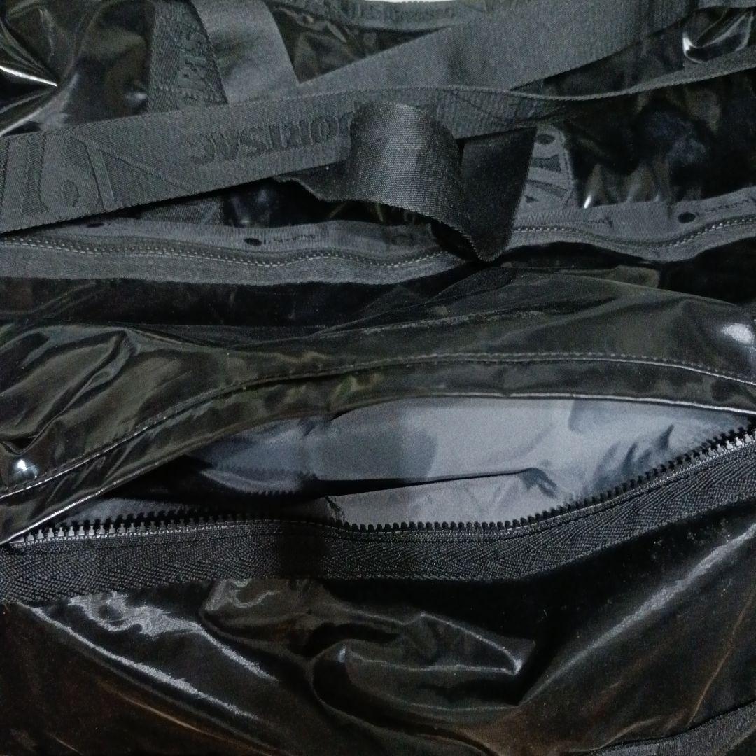 レスポートサック　ラージ　ボストン　パテント　黒　キャリーオン　ひとりっぷ