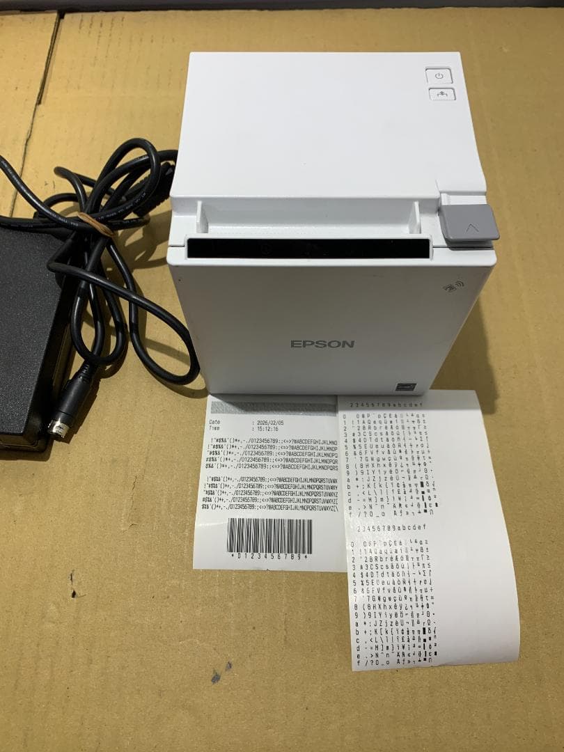【中古】EPSON TM-m30 M335B サーマルレシートプリンタ