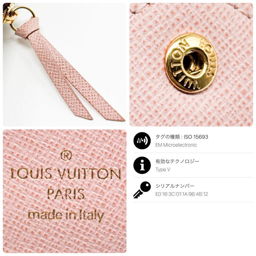 ルイヴィトン ダミエ ポルトフォイユ ヴィクトリーヌ 二つ折り 財布 ピンク