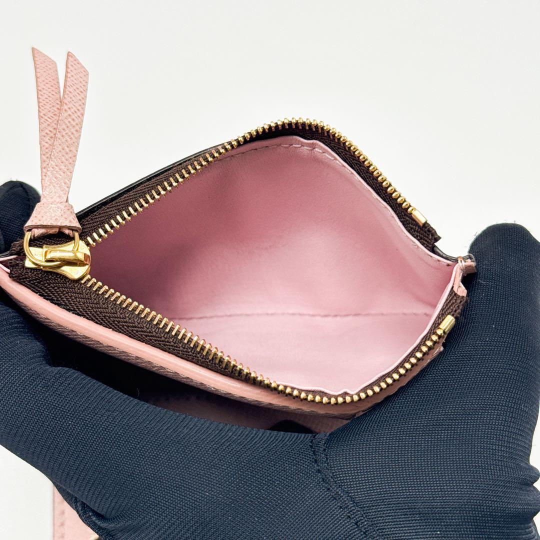 ルイヴィトン ダミエ ポルトフォイユ ヴィクトリーヌ 二つ折り 財布 ピンク