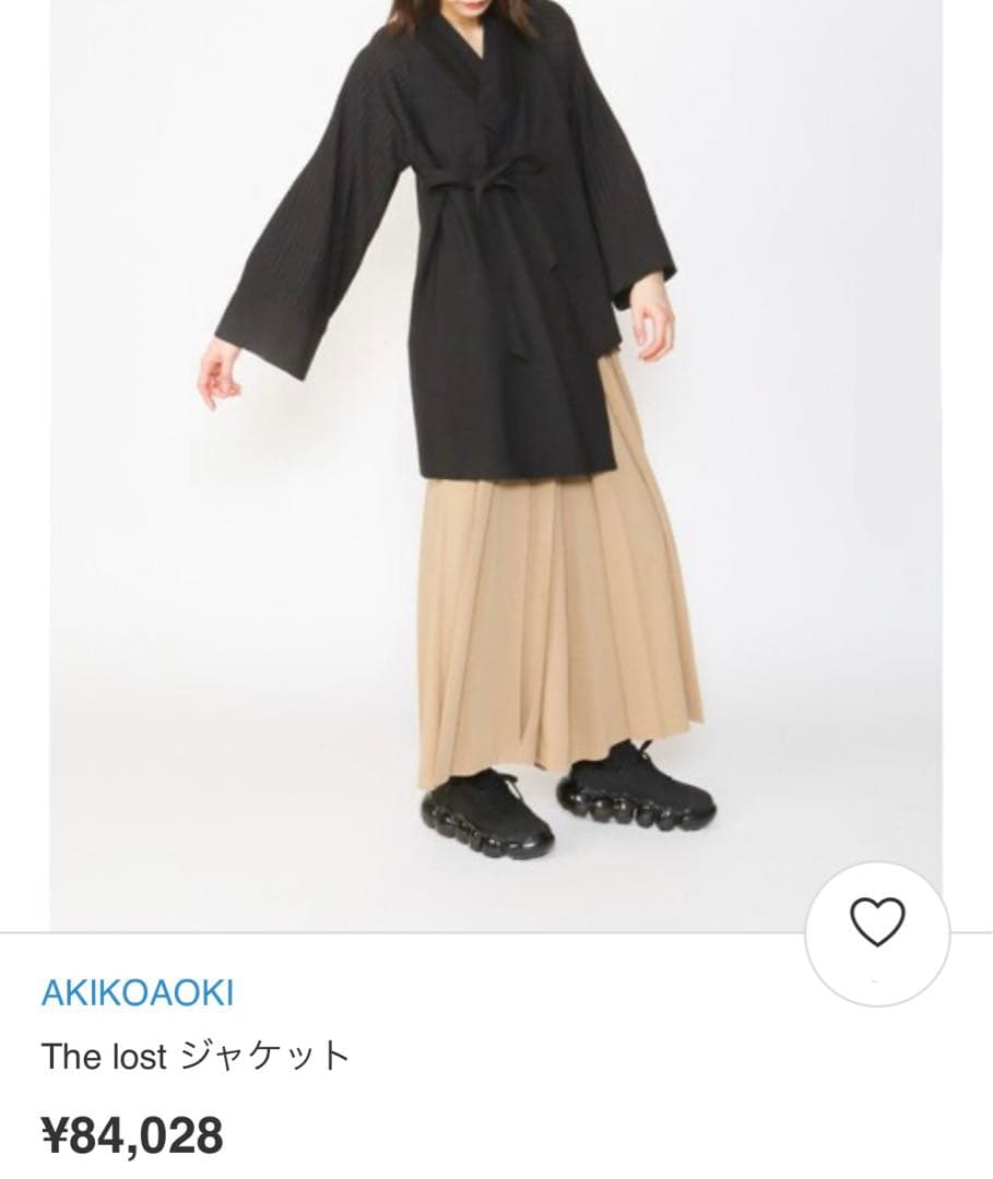 【美品】AKIKO AOKI アキコアオキ The lost ジャケット
