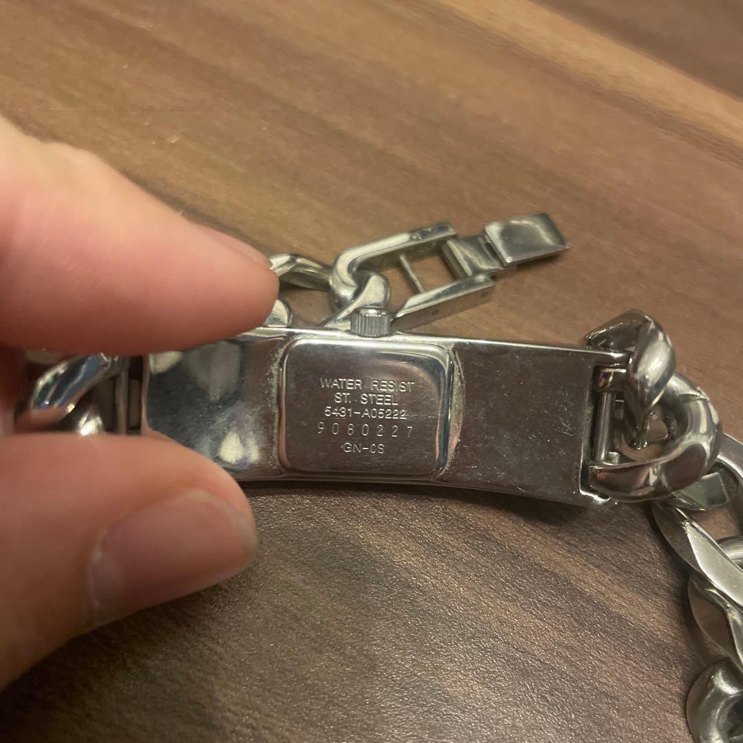 GAULTIER ステンレススチール チェーンブレスレット