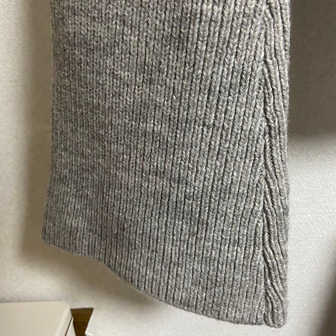 トップス andmary Baby ribbon knit tops gray