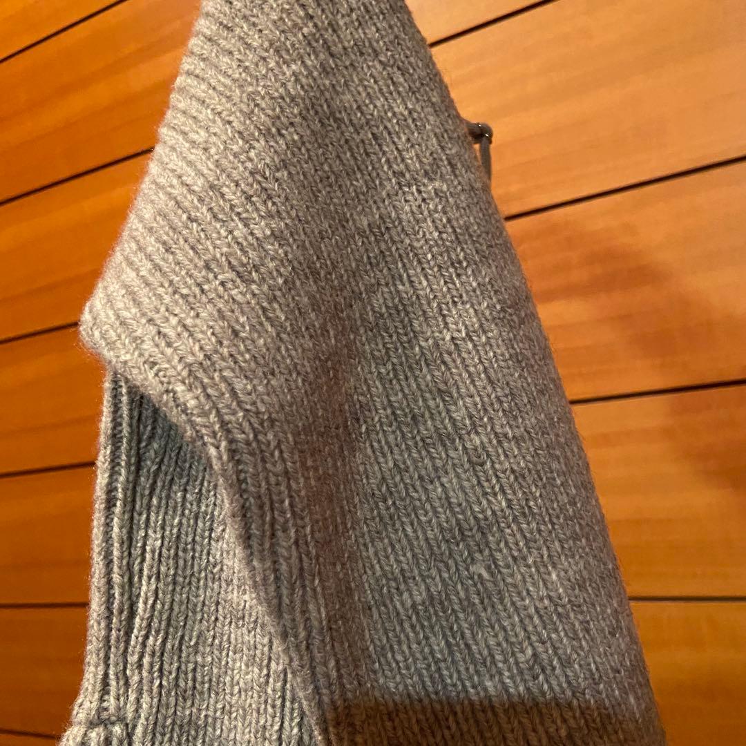 トップス andmary Baby ribbon knit tops gray