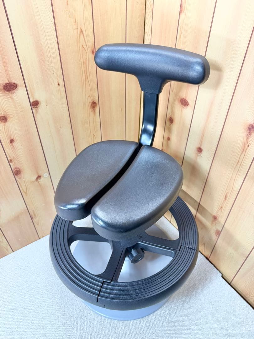 アーユル チェア Ayur-chair ルナ 丸ベース 足置きリング ブラック