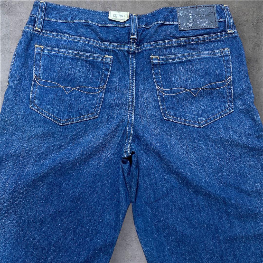 新品タグ付 POLO RALPH LAUREN SKINNY濃紺 ストレッチ