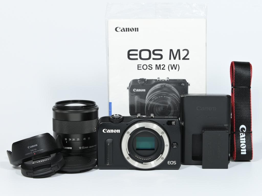 【美品】 キヤノン　Canon EOS M2 レンズキット