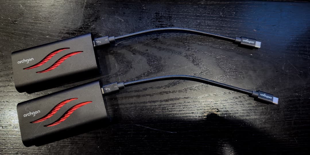 Archgon Thunderbolt 3 2TB M.2 NVMeSSD★美品