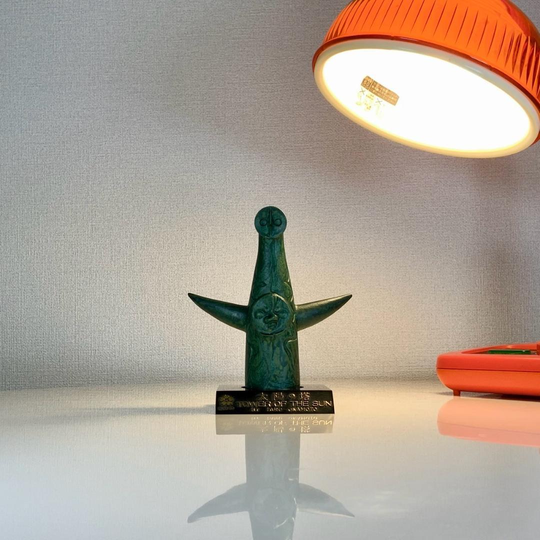 美品 Expo'70 太陽の塔 オブジェ ブロンズ 置物 ヴィンテージ 当時物