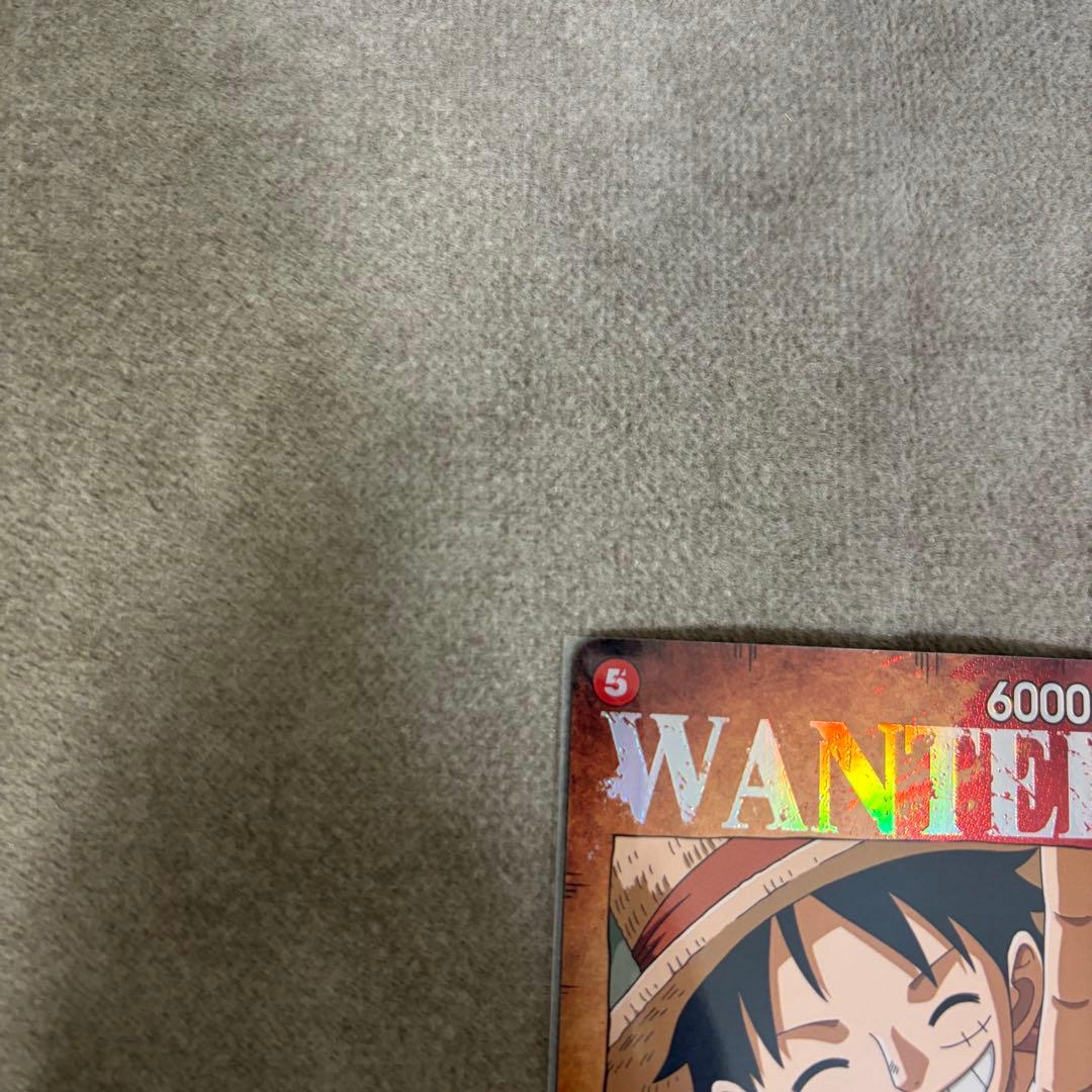 ワンピースカード　モンキー・D・ルフィ 手配書 SR