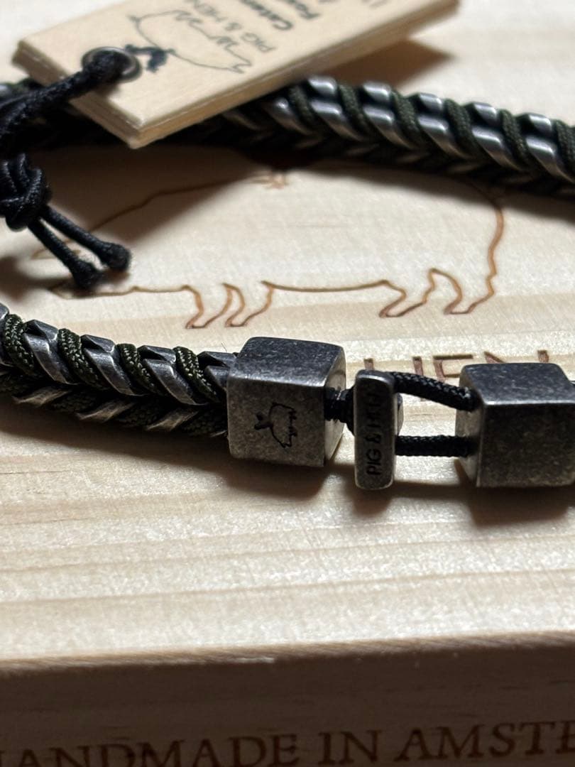 アクセサリー PIG & HEN Catena Foxtail Army S/M