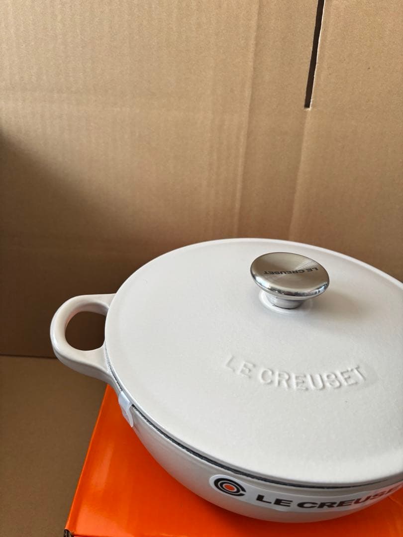 ルクルーゼ　マルミット 22cm ブリオッシュ (シルバーツマミ)新品未使用